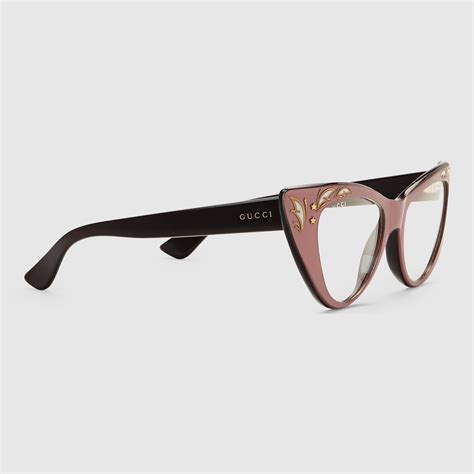 gucci women's cat eye glasses|Gucci cat eye prescription glasses.